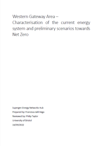 Front cover of the Western Gateway system energy review